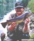 12. August 2003: Bachforelle mit 56 cm und 1,72 kg, gefangen in der Enns von Helmut Wagner