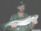 Enns: Diese 60 cm lange und 2,02 kg schwere Bachforelle wurde am 4. September 2006 von Helmut Wagner überlistet
